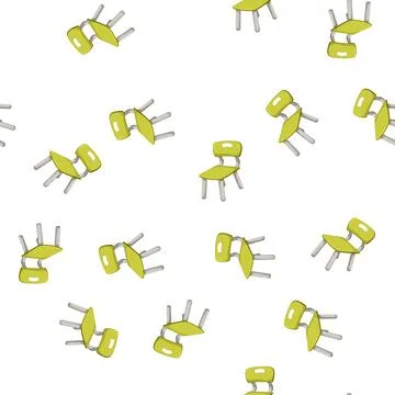 Pattern room kid chair cartoon vector Stock Illustration