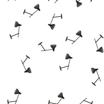 Pattern room lamp table cartoon vector Stock Illustration