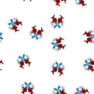 Pattern Rorschach inkblot psychological test concept Stock Illustration
