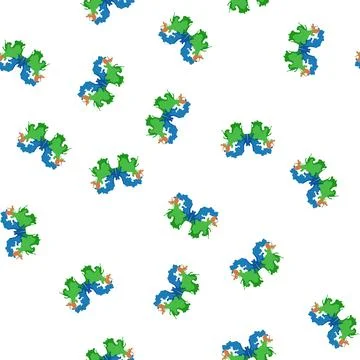 Pattern Rorschach inkblot test interpreting psychology concepts Stock Illustration