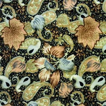 Pattern rose on the fabric for background Stock Photos