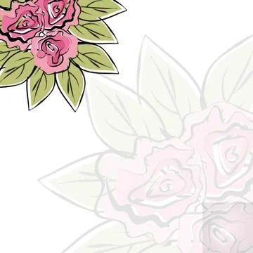 Pattern of rose vector illustration vector eps 10 Stock Illustration