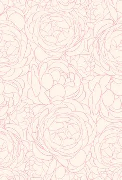 Pattern with roses Stock Illustration