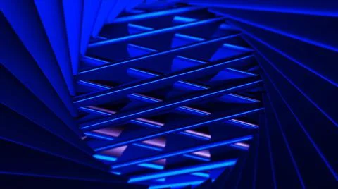 Pattern with rotating metal patterns. Motion. Animation inside mechanism of Stock Illustration