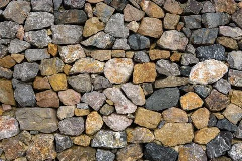 Pattern of rough cut stone wall, Background. Foto stock