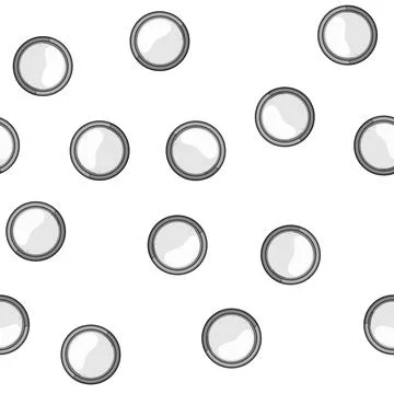 Pattern Round cabinet knob hardware appliance element Stock Illustration