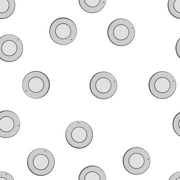 Pattern round dial knob cartoon vector Stock Illustration