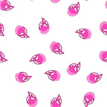 Pattern round melted circle cartoon vector 库存插图