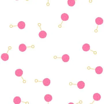 Pattern round ring keychain cartoon vector Stockillustratie