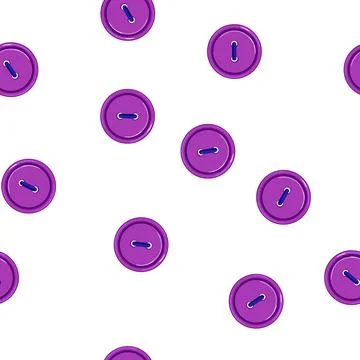 Pattern round sewing button cartoon vector Stock Illustration