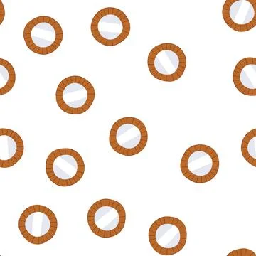 Pattern round wall mirror cartoon vector 스톡 일러스트