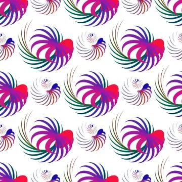 Pattern rounded lines Stockillustratie