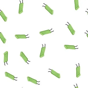 Pattern rubber camp mat cartoon vector 스톡 일러스트