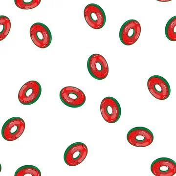 Pattern rubber inflatable ring cartoon vector Stock Illustration