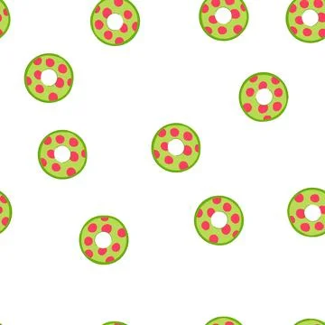 Pattern rubber inflatable ring cartoon vector Stock Illustration