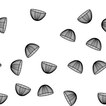 Pattern rustic decorative bowl cartoon vector Stock Illustration