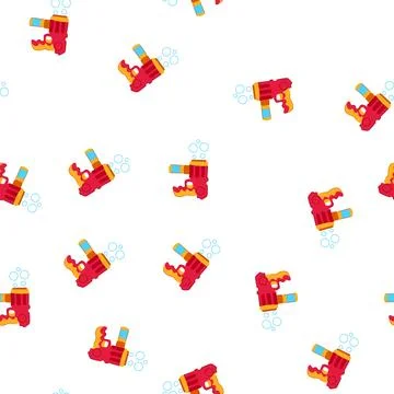 Pattern s bubble gun toy cartoon vector Stock Illustration
