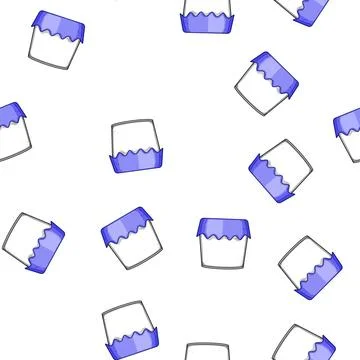 Pattern safe food storage container baby cartoon vector Ilustración de archivo