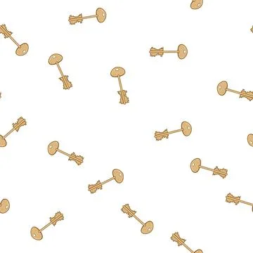 Pattern safe key cartoon vector Stock Illustration