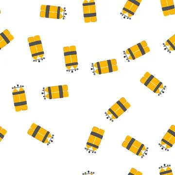 Pattern safety diving cylinder cartoon vector Stock Illustration