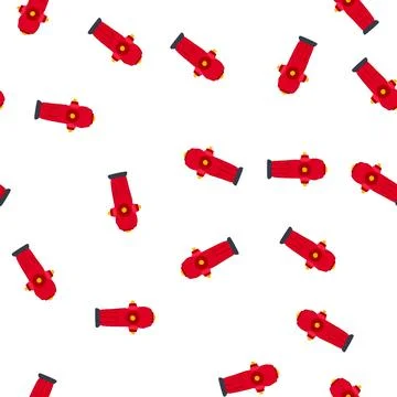 Pattern safety fire hydrant cartoon vector Stock Illustration