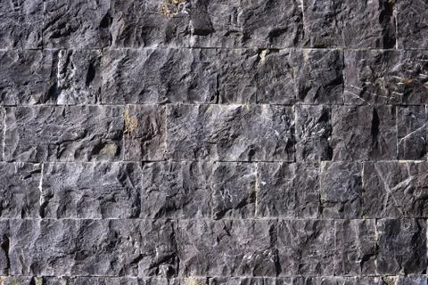 Pattern sample of stone wall surface Stock Photos