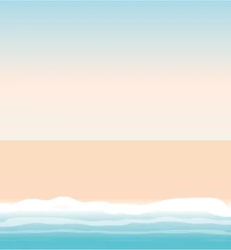 Pattern of sand and sea isolated icon Stock Illustration