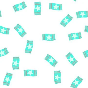 Pattern sand beach towel cartoon vector Stock Illustration