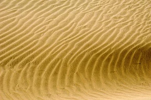 Pattern in sand Foto stock