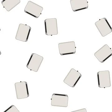 Pattern sandwich toaster bread cartoon vector Illustrazione stock