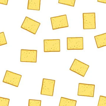 Pattern sanitize yellow sponge cartoon vector Stock Illustration