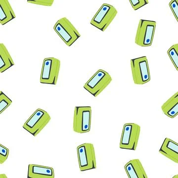 Pattern saturation pulse oximeter cartoon vector 스톡 일러스트