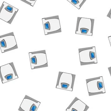 Pattern scale smart weights cartoon vector Stock Illustration