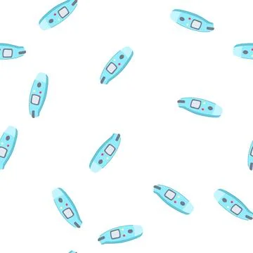 Pattern scale thermometer cartoon vector Stock Illustration
