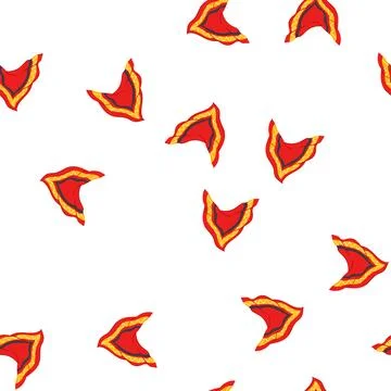 Pattern scarf handkerchief wild west cartoon vector Stock Illustration