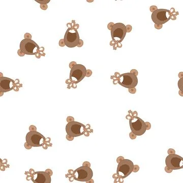 Pattern scarf winter hat kid cartoon vector 스톡 일러스트