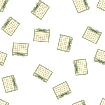 Pattern schedule office calendar cartoon vector イラスト素材