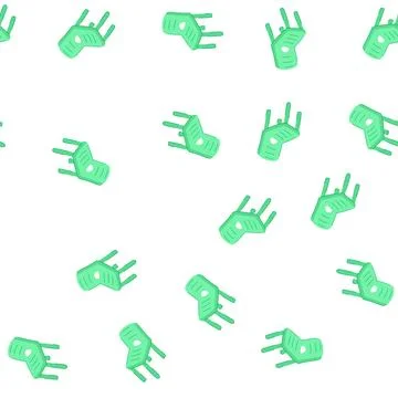 Pattern school kid chair cartoon vector Stock Illustration