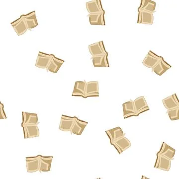 Pattern school old book cartoon vector Stock Illustration