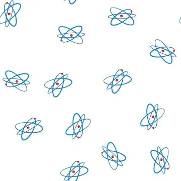 Pattern science atom cartoon vector イラスト素材