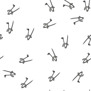 Pattern science compass divider cartoon vector sign color Illustrazione stock