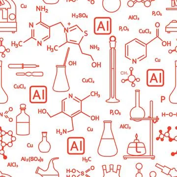 Pattern Science Network AI Smart Research Stock Illustration