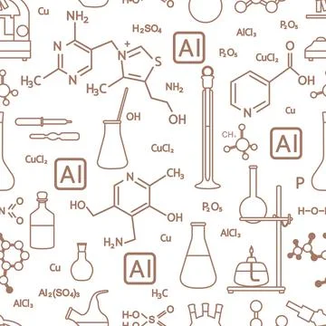 Pattern Science Network AI Smart Research Stock Illustration
