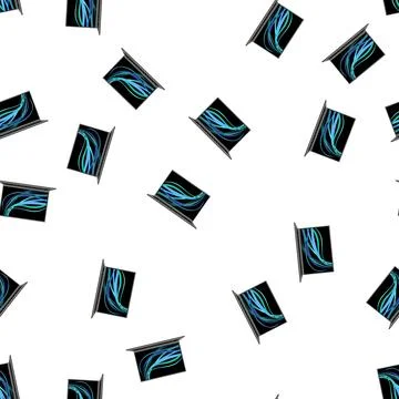 Pattern screen laptop computer cartoon vector 库存插图