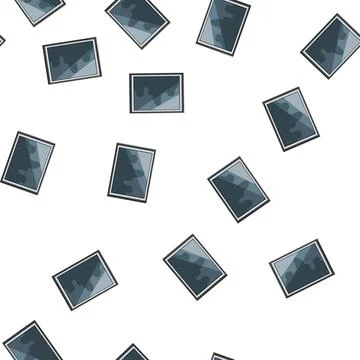 Pattern screen smart photo frame cartoon vector 스톡 일러스트