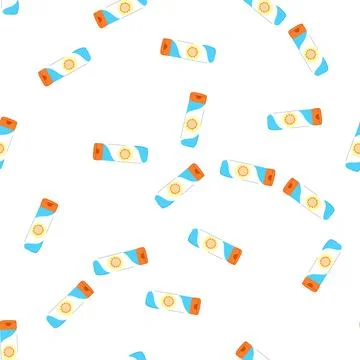 Pattern screen sun cream cartoon vector 库存插图