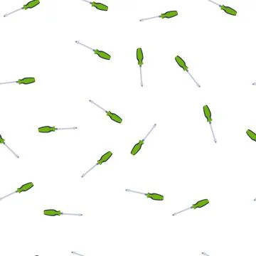 Pattern screwdriver screwdriver cartoon vector Stock Illustration