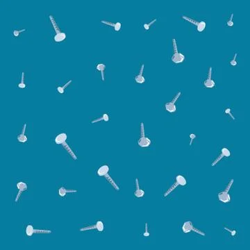 Pattern of screws fixing tools Stock Illustration