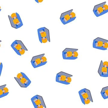 Pattern scrub shoe cleaning cartoon vector Illustrazione stock