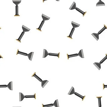 Pattern sculpting brick chisel cartoon vector 스톡 일러스트